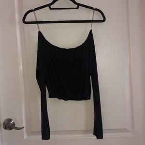 MadRag Black Off Shoulder Top